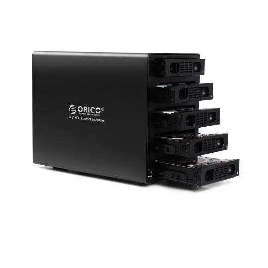 تجهیزات ذخیره سازی تحت شبکه ORICO 3559NAS 5Bay