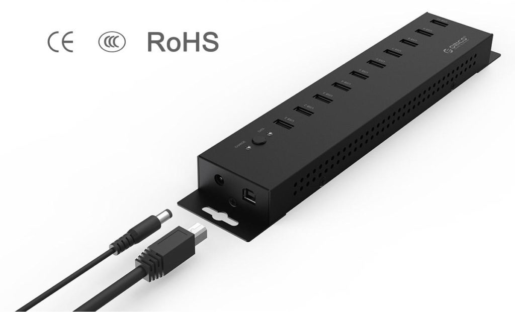 هاب USB صنعتی 10 پورت