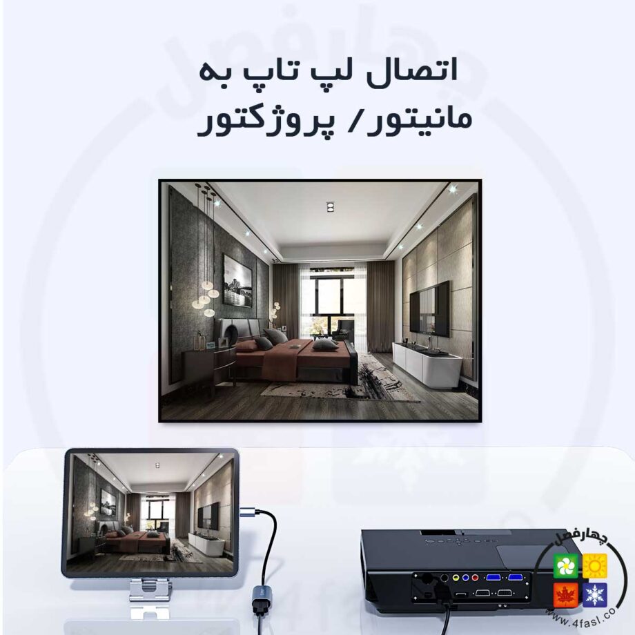 تبدیل Type C به HDMI