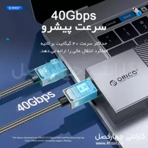 سرعت انتقال 40Gbps کابل USB4.0 
