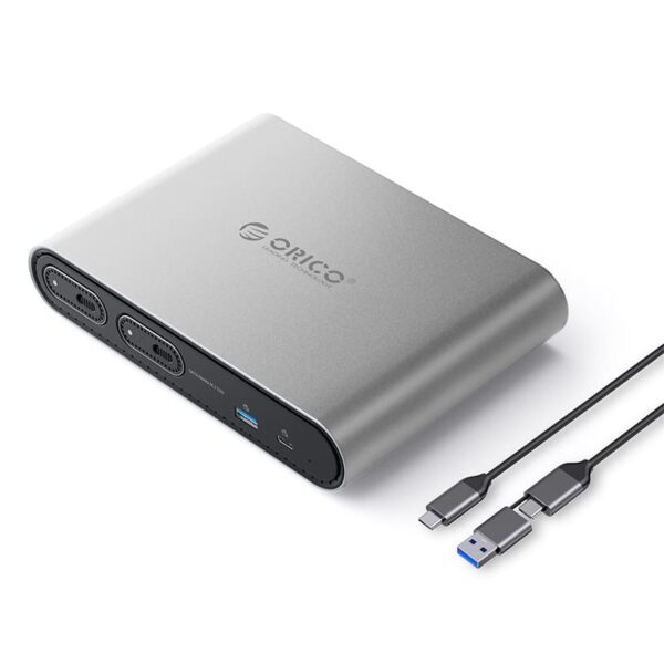 داک استیشن با 2 باکس M.2 NVMe مدل PTM2