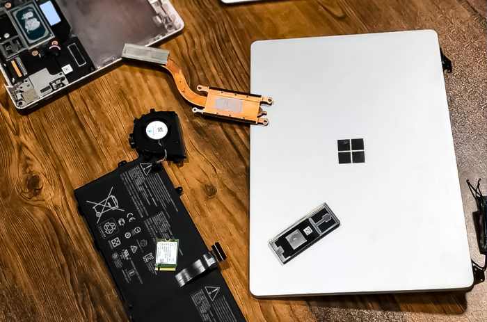 ارتقا لپ تاپ با تعویض هارد با ssd