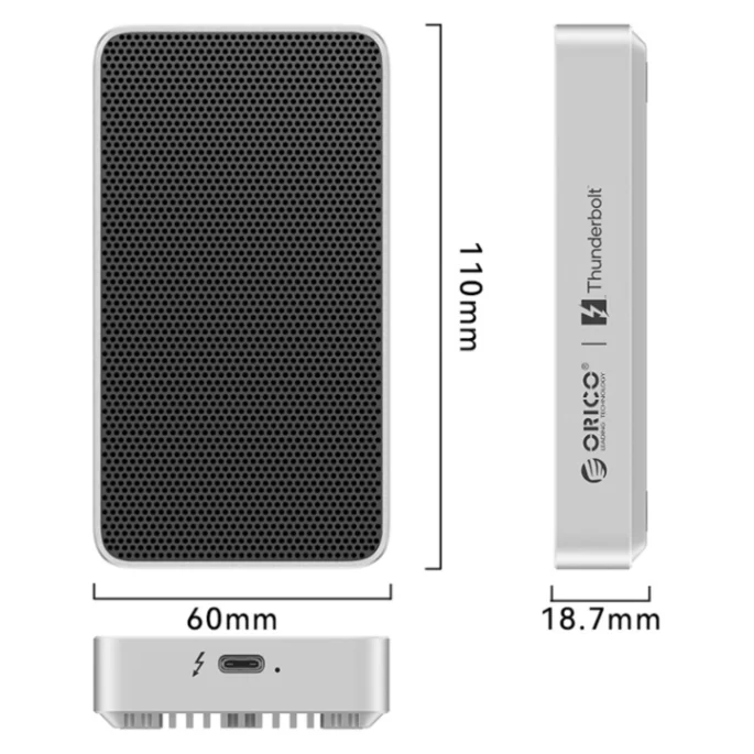 02-ORICO X50 باکس تاندربولت M.2 NVMe اوریکو مدل X50