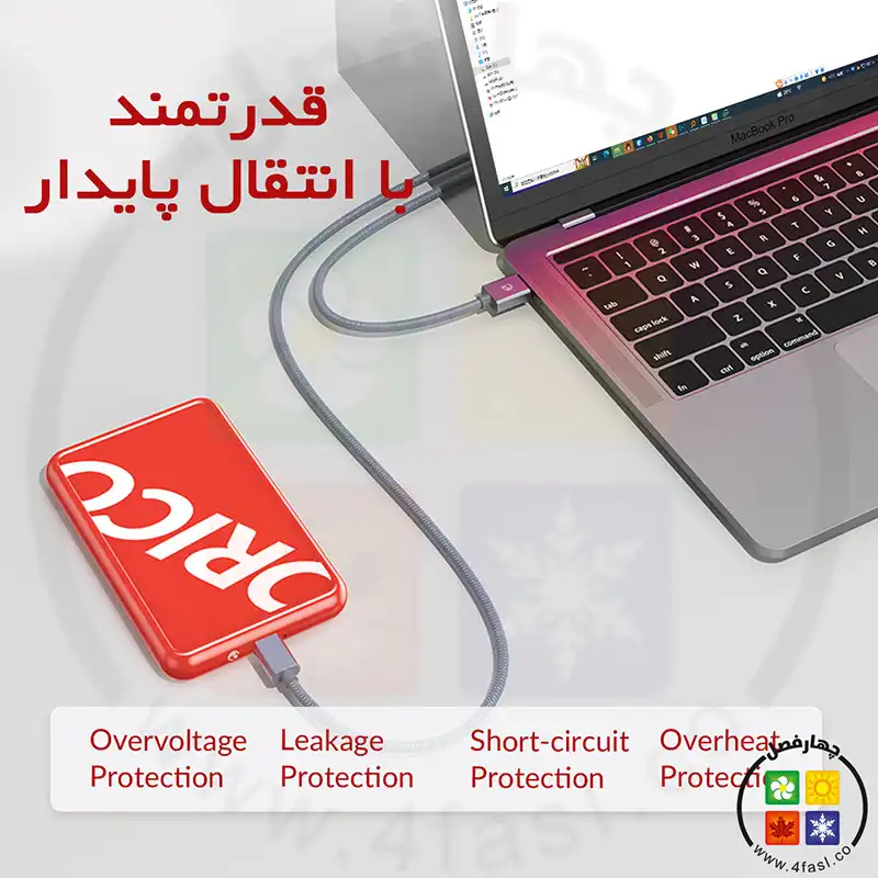 باکس هارد 2.5 اینچ Type-C مدل CP25C3