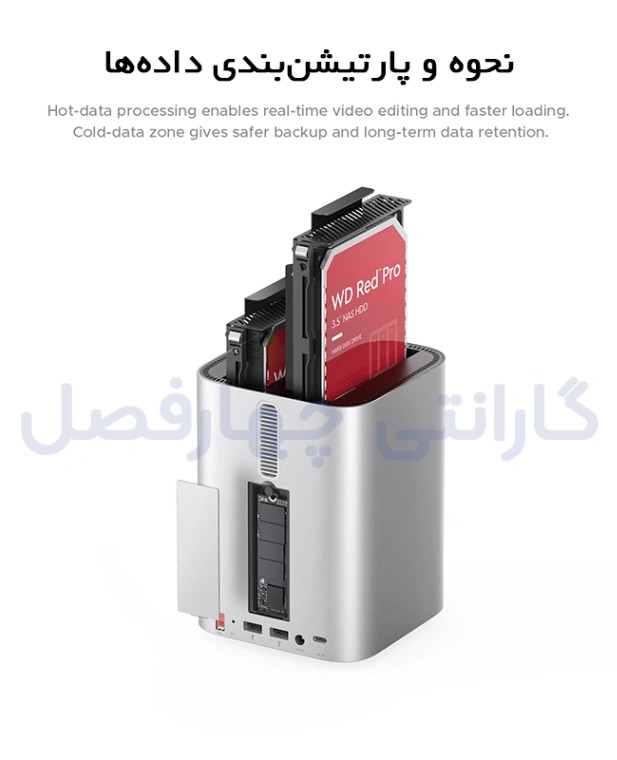 طراحی Mini Tower مخصوص Mac mini و بدنه آلومینیومی ذخیره ساز دو سینی Mac