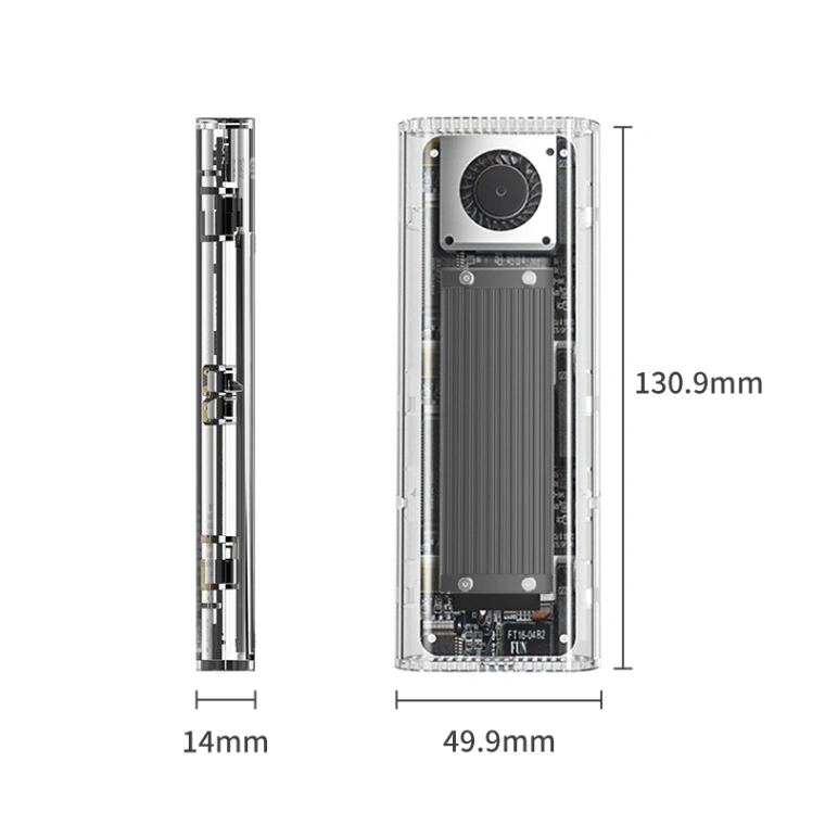 03-TCM2-G20 باکس M.2 NVMe SSD اوریکو مدل TCM2-G20 قاب M.2 NVMe
