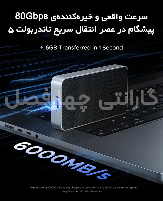 سرعت انتقال فوقالعاده با Thunderbolt 5 باکس تاندربولت M.2 NVMe