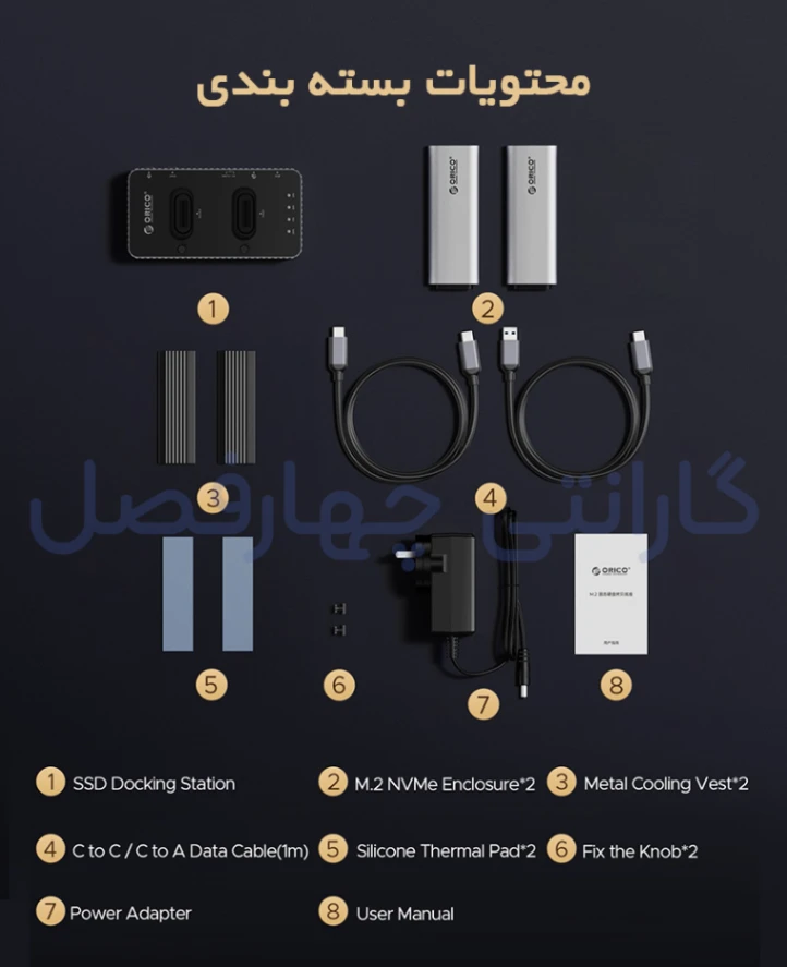 داک M.2 NVMe