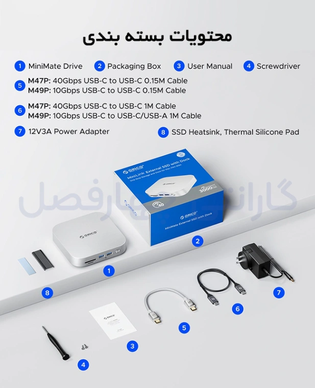 مزایای خرید داک استیشن ORICO M47P از اوریکو ایران