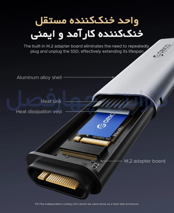 داک 2 سینی M.2 NVMe