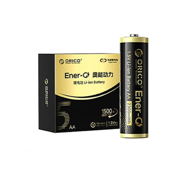 باتری لیتیوم قلمی شارژی 1.5 ولت اوریکو مدل EG5‑UN‑4PK‑EP