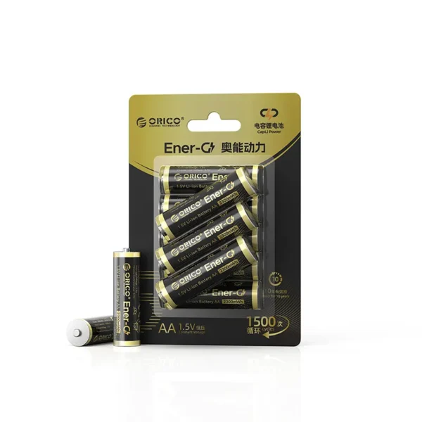 باتری شارژی قلمی لیتیومی اوریکو مدل EG5-UN-8PK-BP