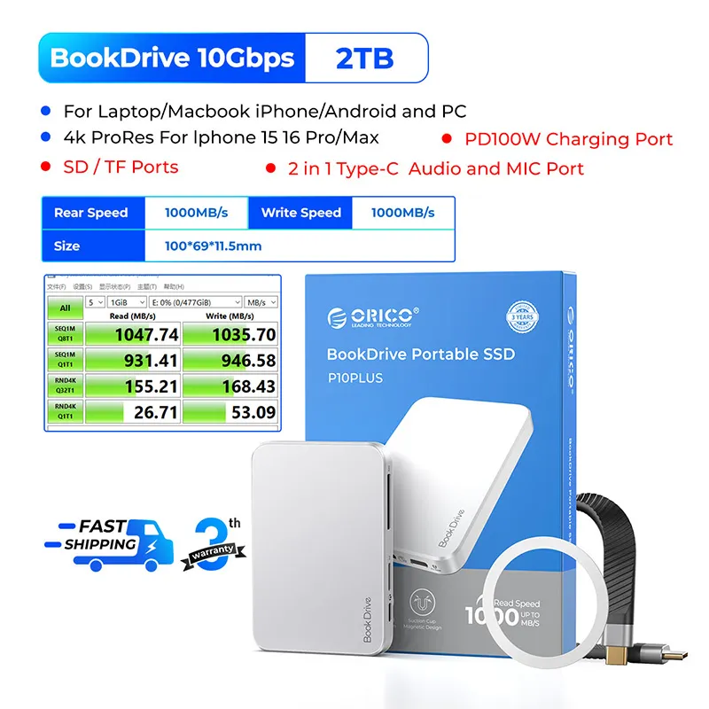 03-P10Pro-2T-800x800 حافظه اس اس دی اکسترنال مگنتی اوریکو مدل P10PRO‑2T ظرفیت 2TB