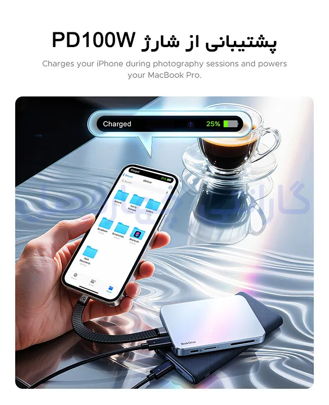حافظه SSD اکسترنال با پشتیبانی از شارژ PD100W