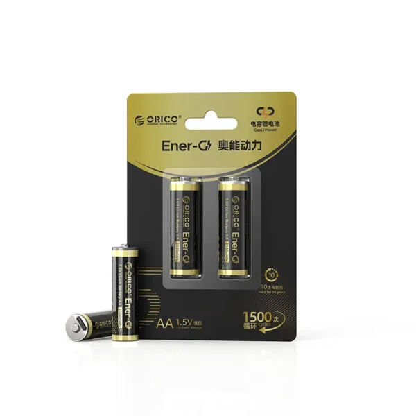 باتری قلمی لیتیوم شارژی اوریکو مدل EG5C‑UN‑2PK‑BP