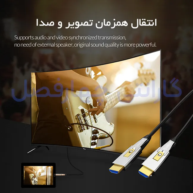 هسته فیبر نوری کابل HDMI و Micro HDMI اوریکو مدل GHD801-200