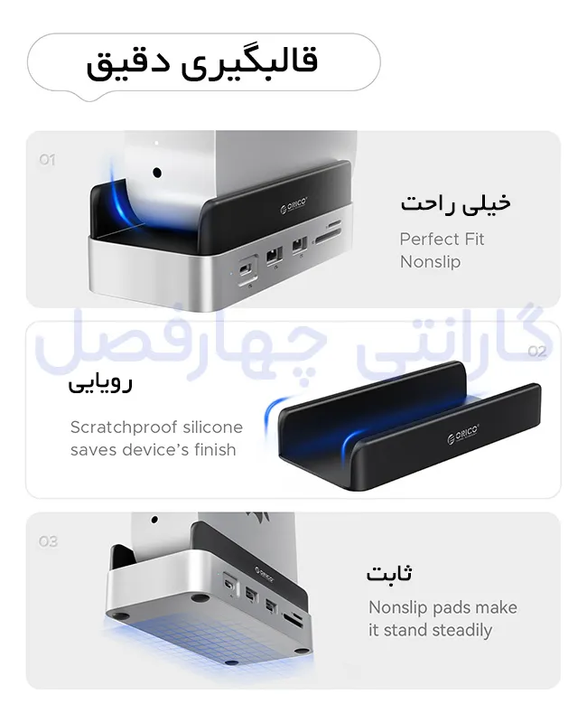 داک استیشن 10 پورت USB-C با طراحی عالی