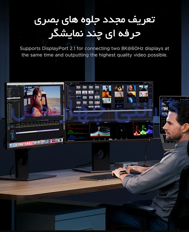 کابل تاندربولت با پشتیبانی از خروجی تصویر 8K