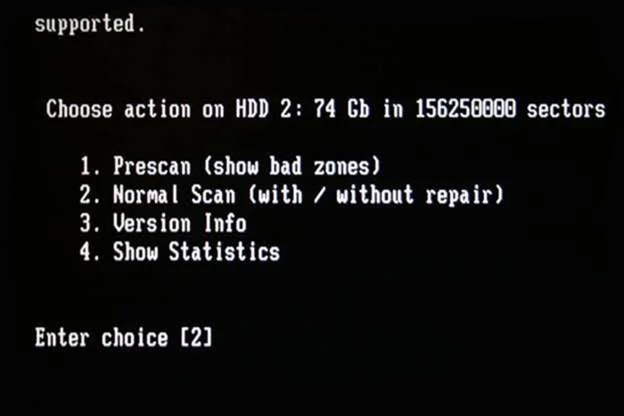 رفع بد سکتور هارد با دستور cmd